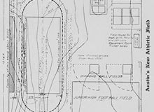 Austin High School Athletic Field drawing - 1928