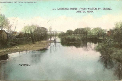 Looking South from Water St Bridge Austin Mn