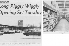 1958 Piggly Wiggly article - January 20th