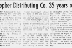 1972 Gopher Distributing Co. article - May 30th