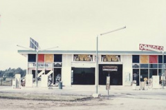 An old photo of Trimble's Cycle Center