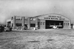 Constructing the airport hangar addition - 1940 Austin, Mn
