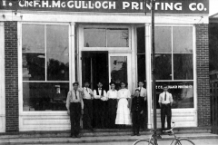 The F.H. McCulloch Printing Co. - 1910. (located at 200-202 N. Chatham St. - 1st St. N.E.)