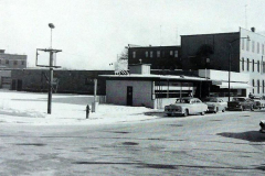 West side of Fox Hotel where Red Owl Grocery & Owllette Cafe were located. Austin, Mn