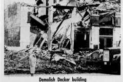 1970 Decker Building Demolished