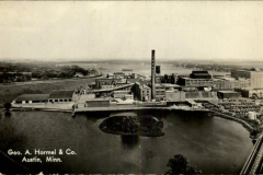 Mill Pond Notice the island that used to be in that area near hormel plant