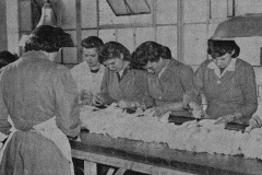 Women canning chicken at Hormel for The US Navy in The 1940's