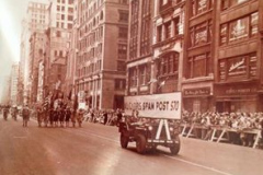 Cover photo is NY City parade 1947 SPAM post 570 leads their drum and bugle corps