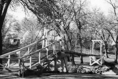 Swinging Bridge Lafayette Park Austin, Mn