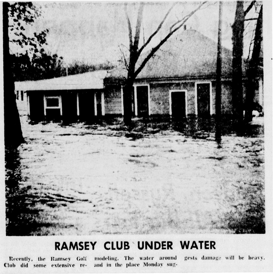 1965 Flood - March 2nd, 1965 (Ramsey Club House)