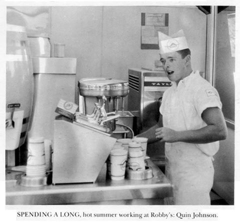 Austin High Student working at Robby's - 1966