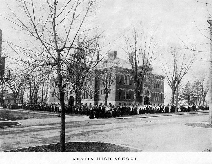 Austin High in 1930's.