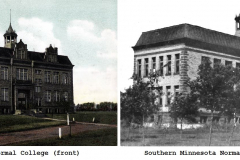 Southern Minnesota Normal College (was located on the south side of Galloway Park) Austin, Mn